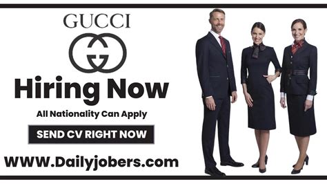 gucci careers london|Gucci job opportunities.